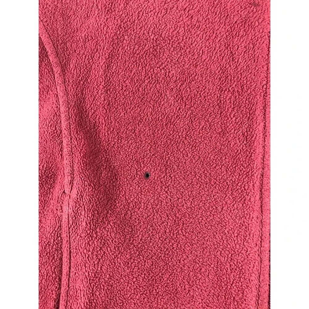 Columbia Womens Burgundy Long Sleeves Pocket Full Zip Fleece Jacket Size Medium - Picture 9 of 11